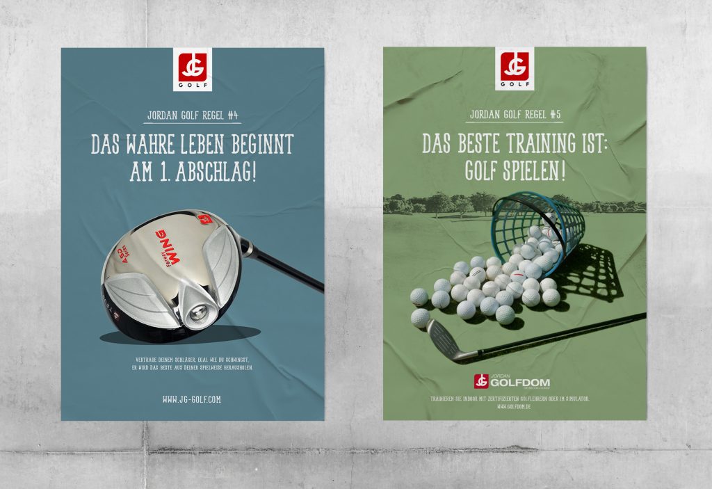 Axel Brzoska | Freier Art Director || JD Golf | Kampagne | Poster